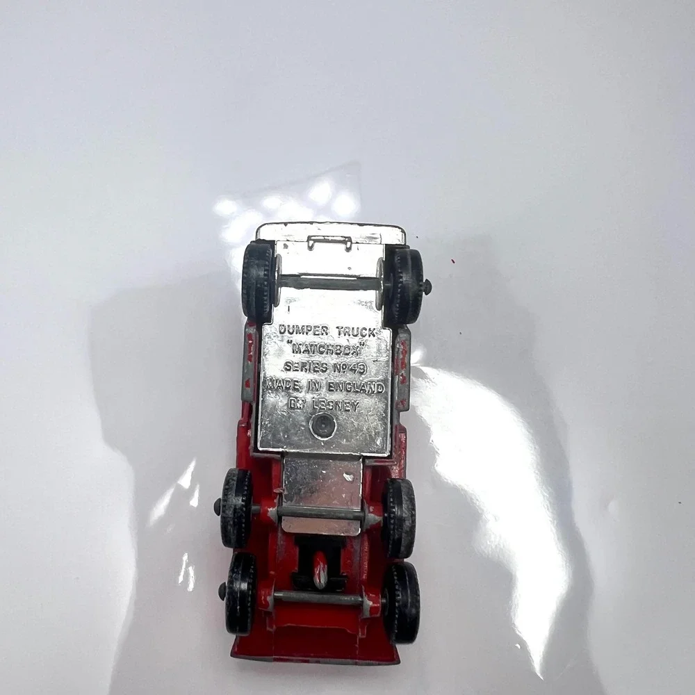 Matchbox Red Dumper Truck Series No 48 Lesney Vintage Made in England‎ British